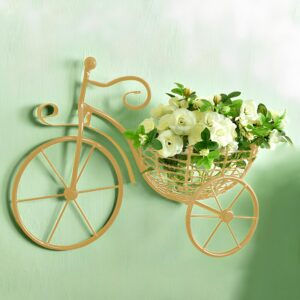 bicycle design wall basket gold 02.jpg